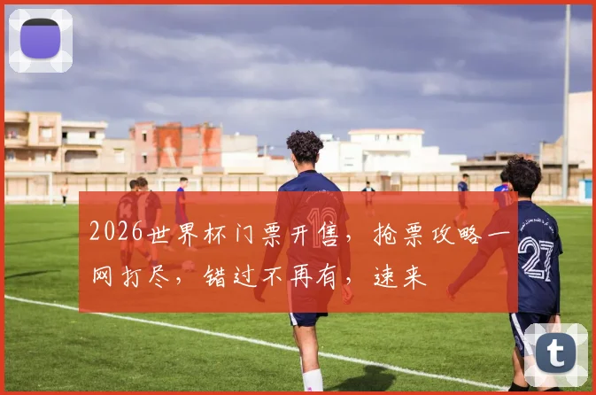 2026世界杯门票开售，抢票攻略一网打尽，错过不再有，速来